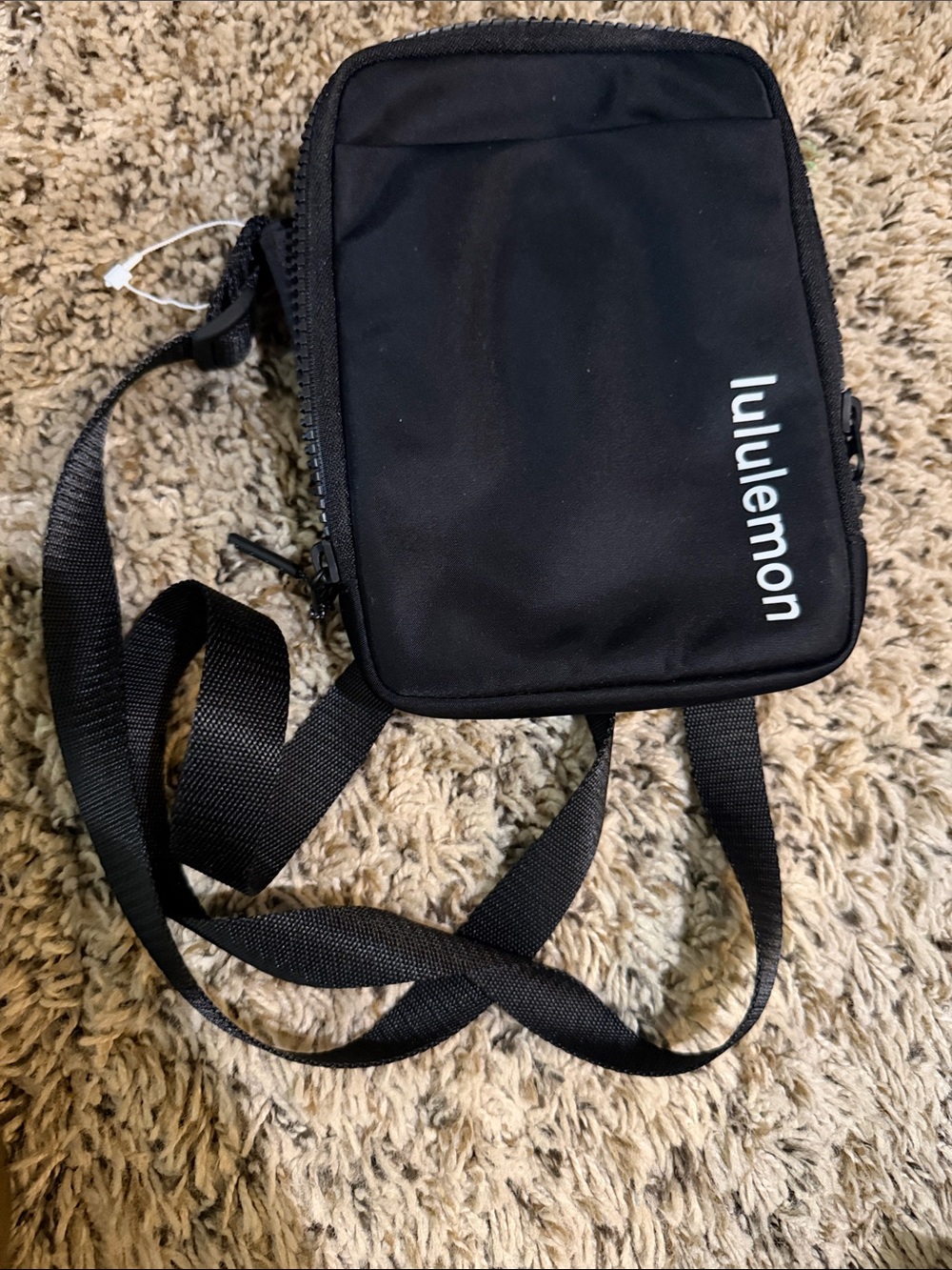 lululemon athletica Black Easy Compact Crossbody Sling Bag